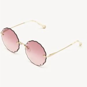 Chloe Rosie 60mm Scalloped Sunglasses
